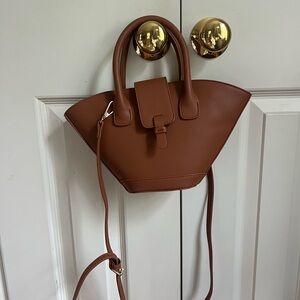 Brown Handbag + crossbody